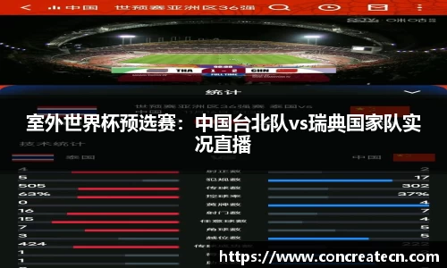 室外世界杯预选赛：中国台北队vs瑞典国家队实况直播