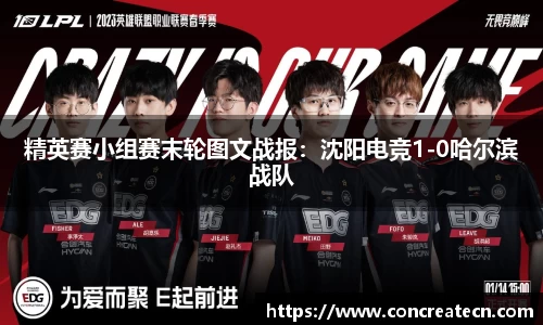 精英赛小组赛末轮图文战报：沈阳电竞1-0哈尔滨战队